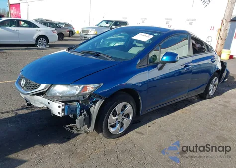 2013 Honda Civic Lx z USA, uszkodzony, nr VIN 2HGFB2F57DH564198